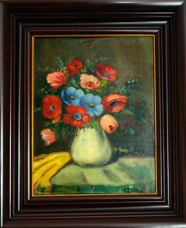 Jarrón | Flores | A. Villanueva